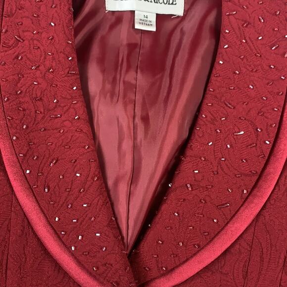 Vintage 90s Danny and Nicole two piece skirt suit, 14 - Picture 7 of 12